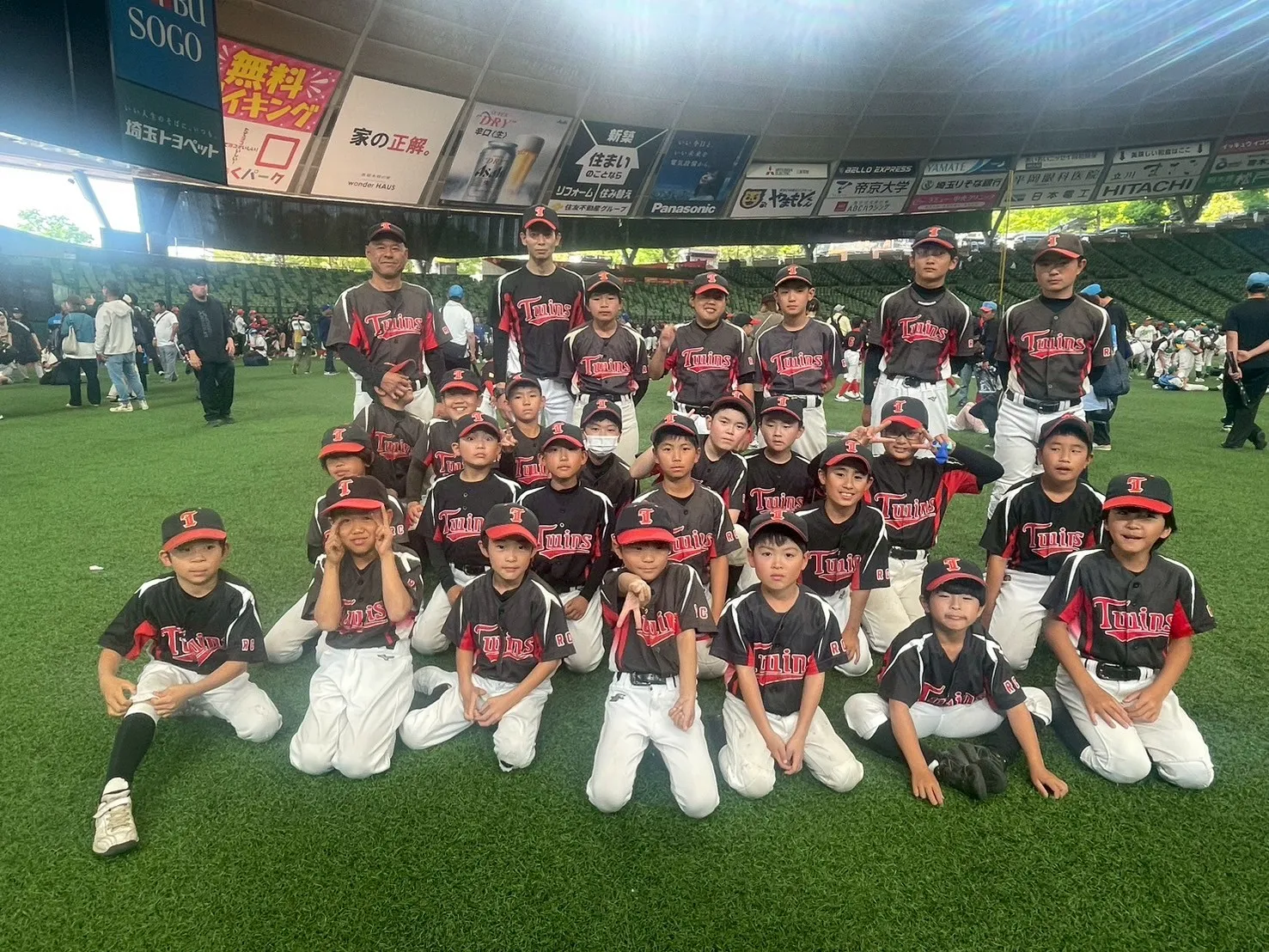 🏟 第45回よみうり杯開会式に参加しました!〜ベルーナドームでの特別な体験〜写真